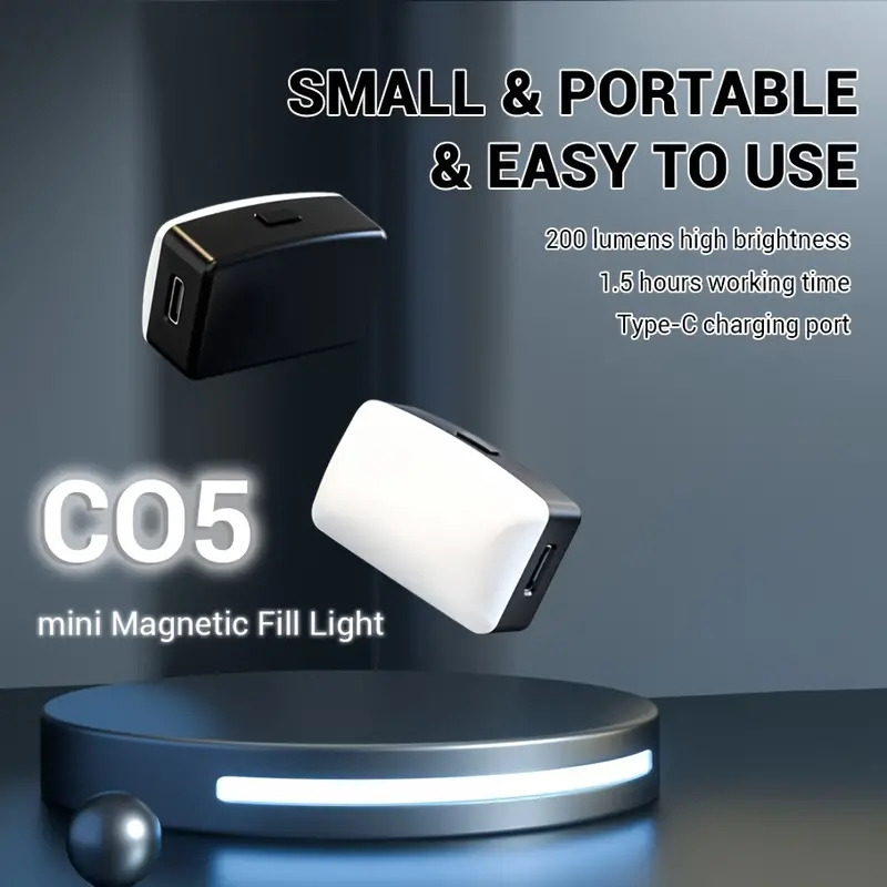 Photography Lighting Description - มินิแม่เหล็ก LED Selfie Light สําหรับ IPhone