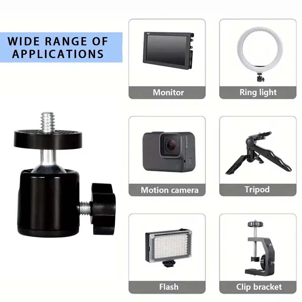หัวบอลขนาดเล็ก พร้อมสกรู 1/4 น - Photography Lighting Description บทวิจารณ์และราคา