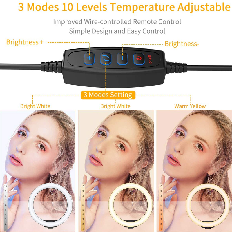 ไฟวงแหวนเซลฟี่ขนาด 16/26/33 ซม - Photography Lighting Description บทวิจารณ์และราคา