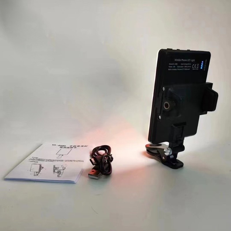 ไฟ LED แบบหนีบพกพาสำหรับการถ่า - Photography Mobile Lighting บทวิจารณ์และราคา