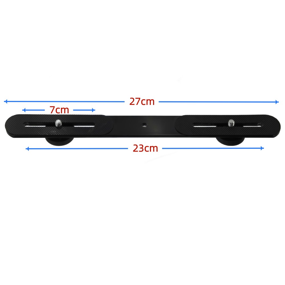 ขาตั้งแฟลชคู่พร้อมช่องเสียบสกร - Photography Lighting Description บทวิจารณ์และราคา