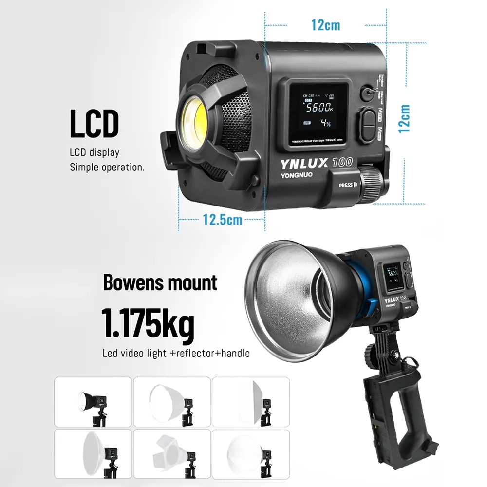 ไฟวิดีโอ LED แบบพกพา YONGNUO Y - Photography Lighting Handheld บทวิจารณ์และราคา