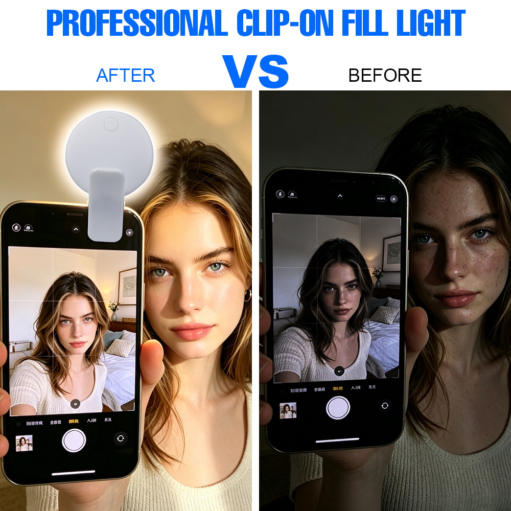 ไฟเซลฟี่ LED แบบหนีบ ปรับความส - Photography Lighting Description บทวิจารณ์และราคา