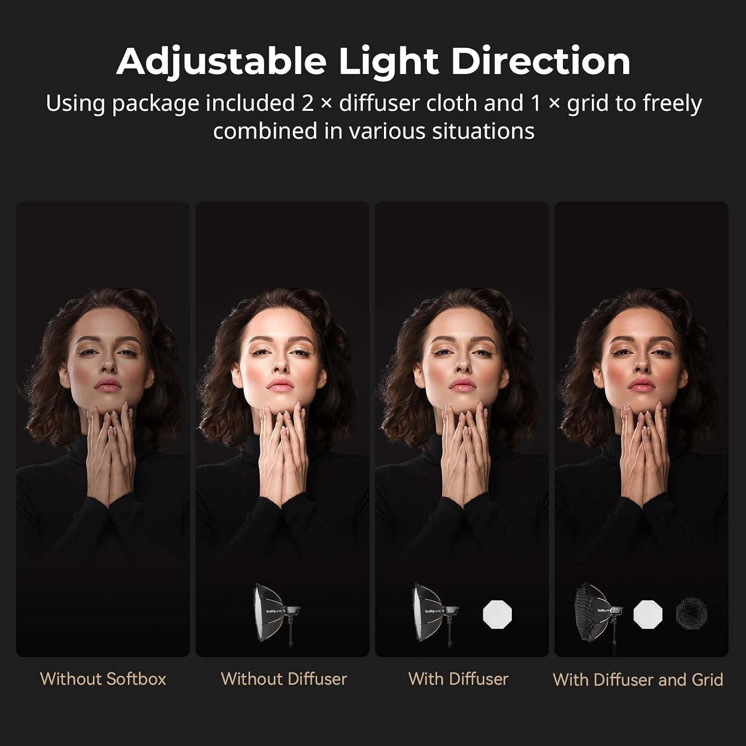 ชุดไฟถ่ายภาพซอฟต์บ็อกซ์ทรงแปดเ - Photography Lighting Kit Portable บทวิจารณ์และราคา