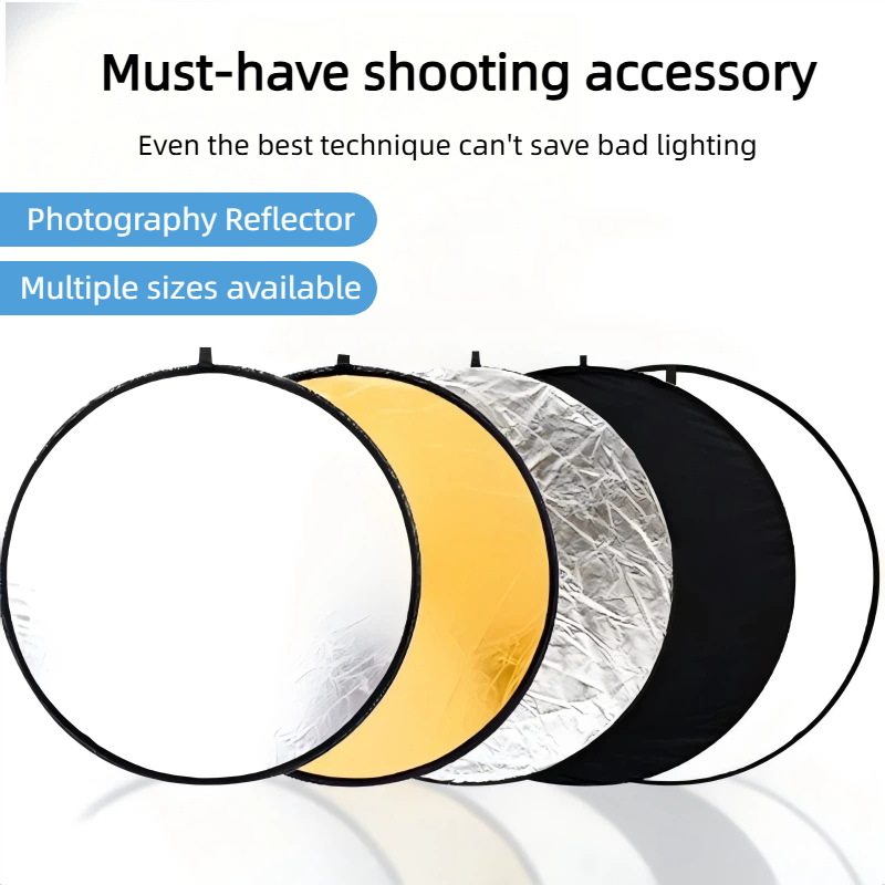แผ่นสะท้อนแสงแบบพกพา 2-in-1 สอ - Photography Lighting Kit Portable บทวิจารณ์และราคา