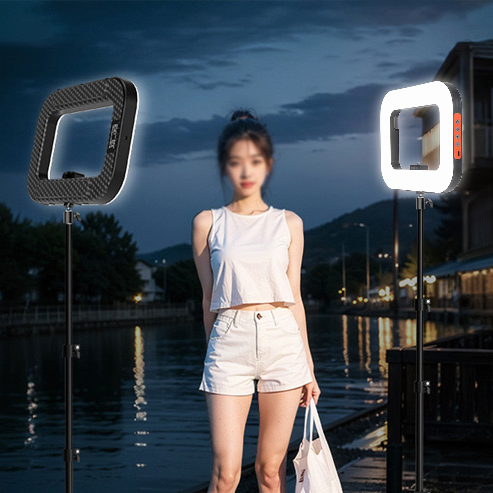 ไฟเซลฟี่แบบพกพา ไฟถ่ายภาพอเนกป - Photography Lighting Handheld บทวิจารณ์และราคา