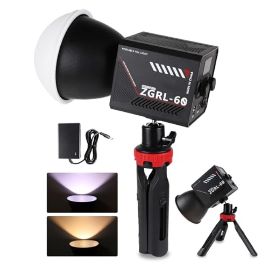ไฟวิดีโอ LED COB 60W แบบพกพาพร - Photography Lighting Handheld บทวิจารณ์และราคา