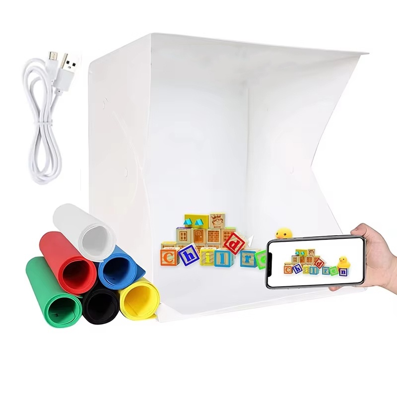 กล่องไฟพับได้แบบพกพาสำหรับถ่าย - Photography Lighting Kit Portable บทวิจารณ์และราคา