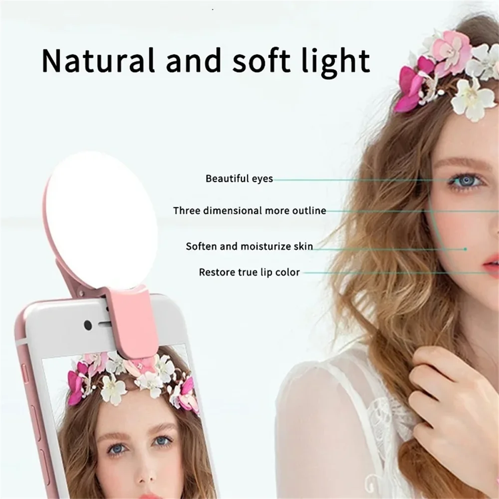 ไฟวงแหวนเซลฟี่ขนาดเล็กแบบพกพา  - Photography Lighting Description บทวิจารณ์และราคา